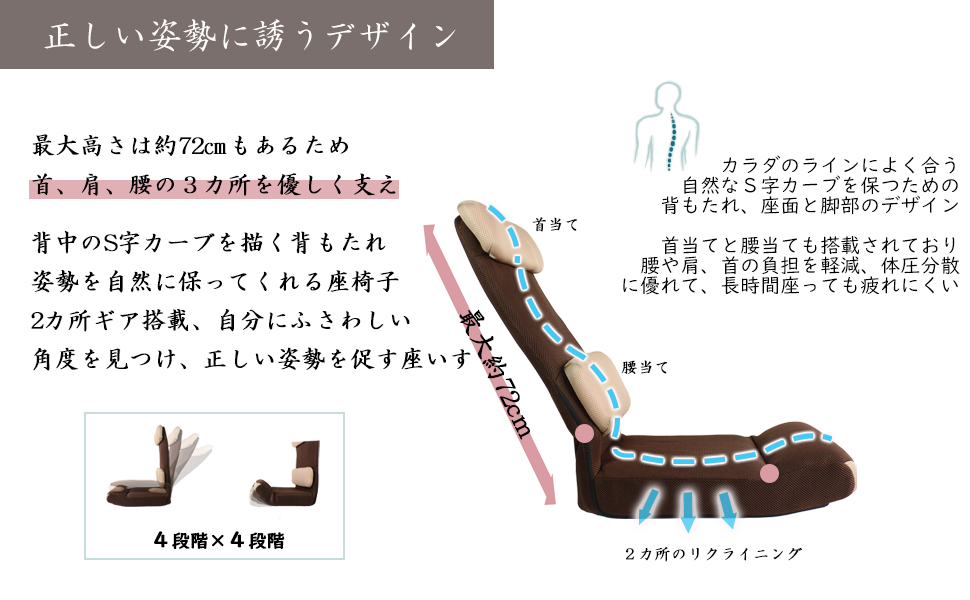 疲労しない座り椅子