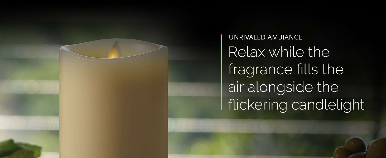 fragrance diffusing candle