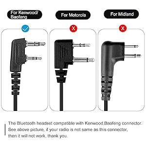 Walkie Talkie Bluetooth Headset