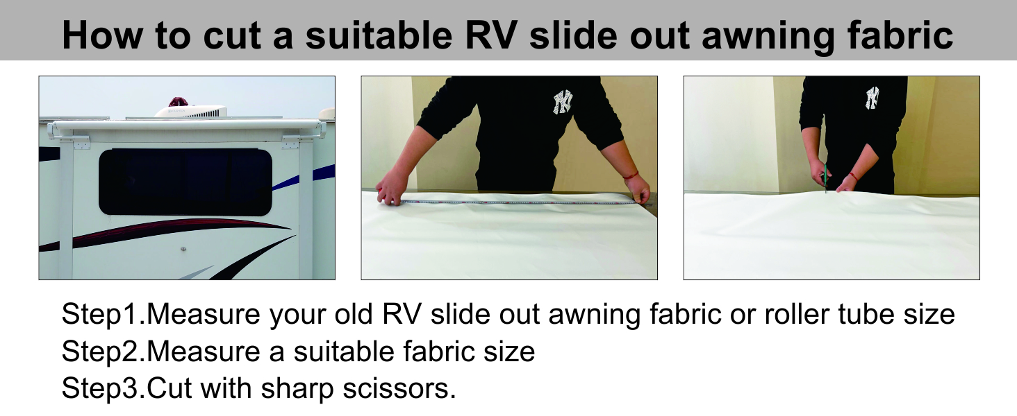 SHADEPLUS RV Slide Out Awning Fabric Replacement RV Slide
