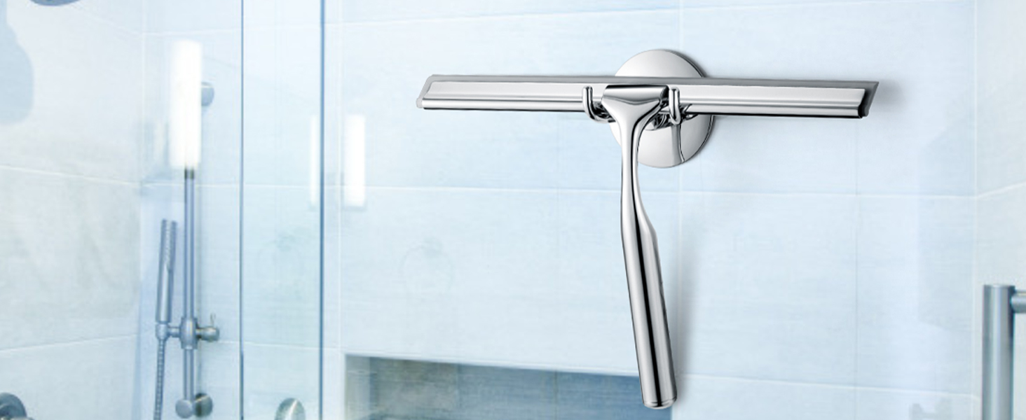 Luxear Shower Squeegees with Sticky Surface NonSlip Bathroom Squeegee