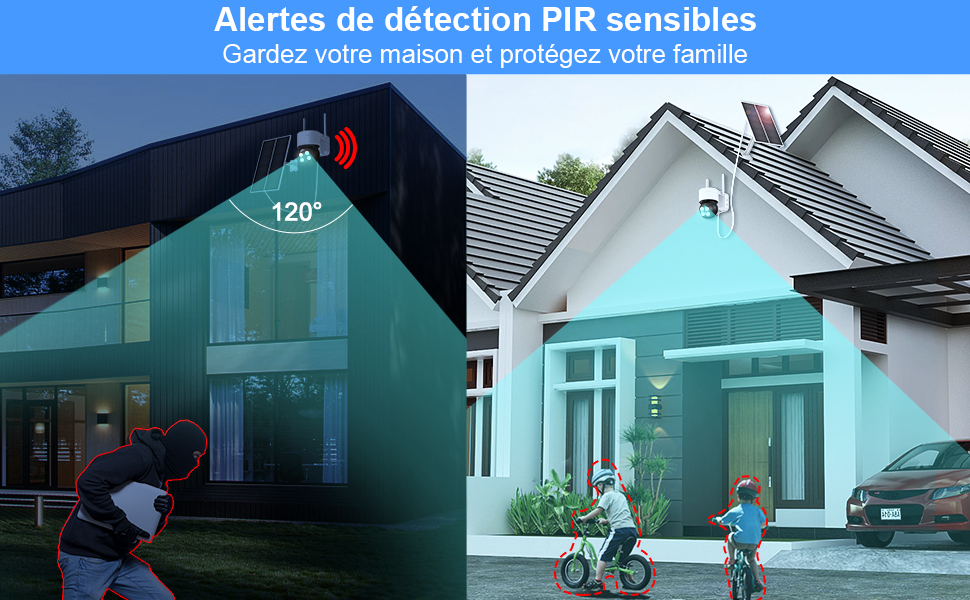 2K CAMÉRA DE SURVEILLANCE EXTÉRIE