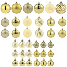 Gold Christmas Tree Decorations Balls