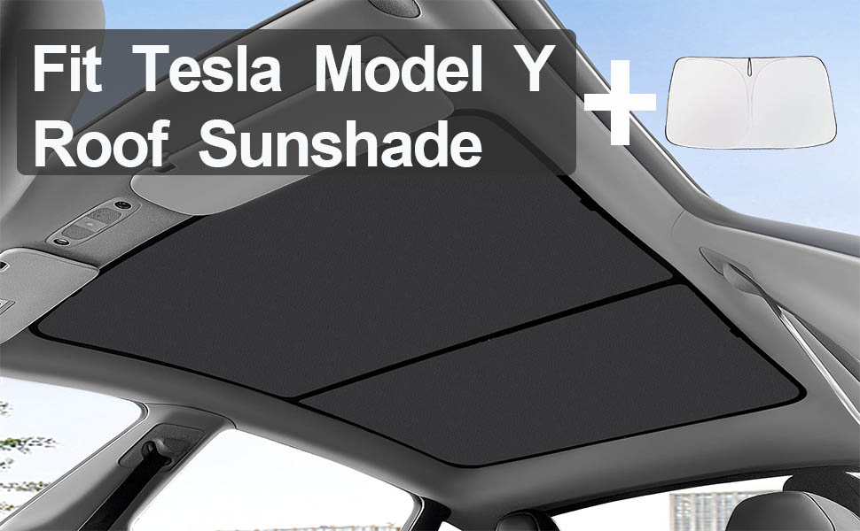 TESLA Model Y サンシェード Amazon.com: Zanch Tesla Model Y Sunshade Roof [2025 Cooling
