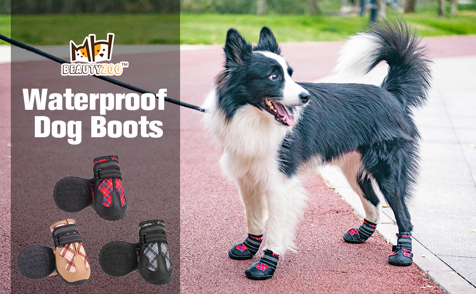 BEAUTYZOO Dog Shoes Boots&Paw Protectors for Small Medium