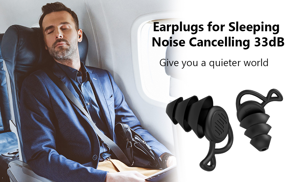Noise canceling earplugs
