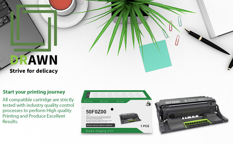 50F0Z00 Black Imaging Unit(1Pack) Drwn Compatible