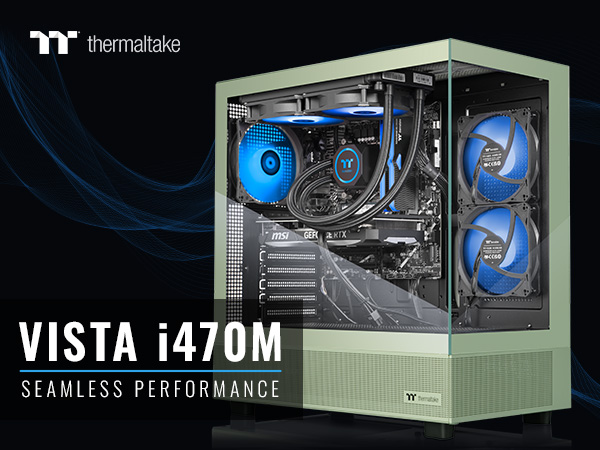 vistaのパソコン ジャンク？ Amazon.com: Thermaltake Vista i470M Gaming Desktop (Intel® Core