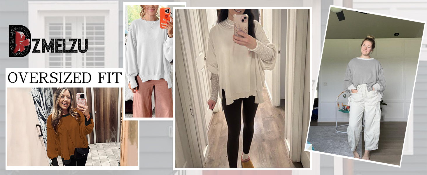sweatshirt for women oversized sweater crewneck sweatshirt for women slip side sweater