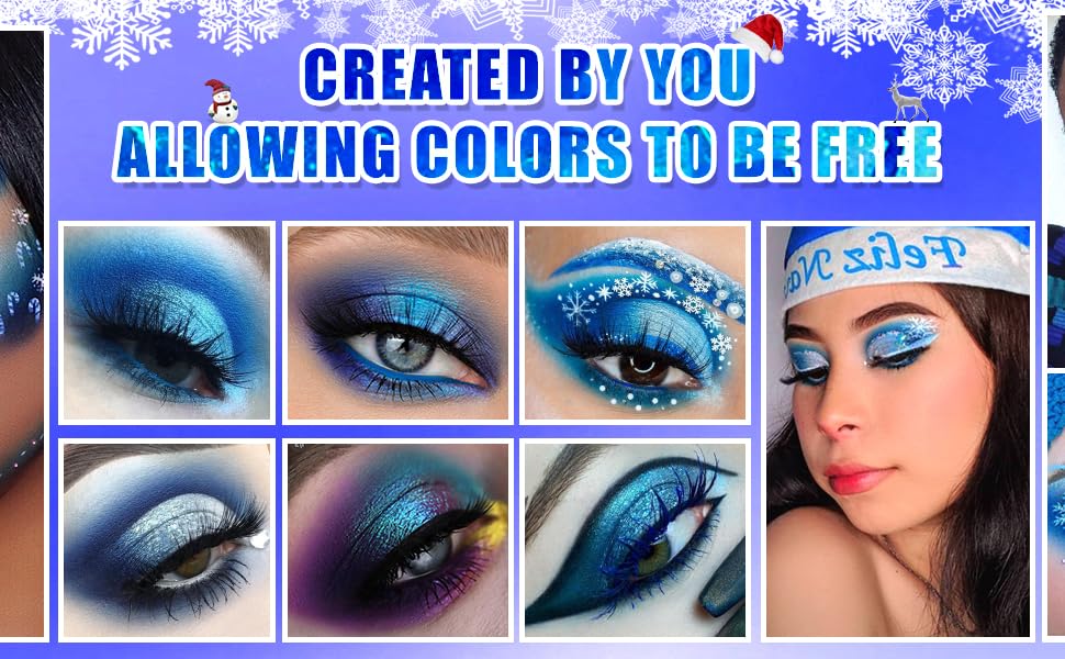 blue eyeshadow 
