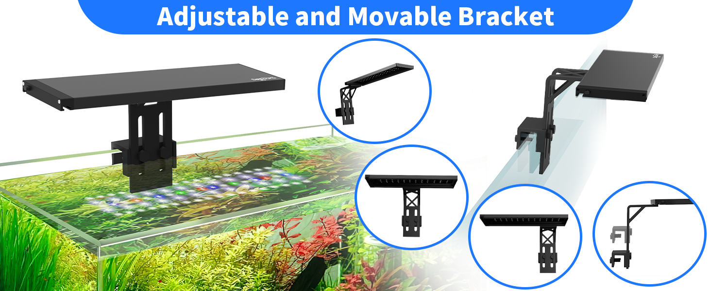 clip on aqurium light