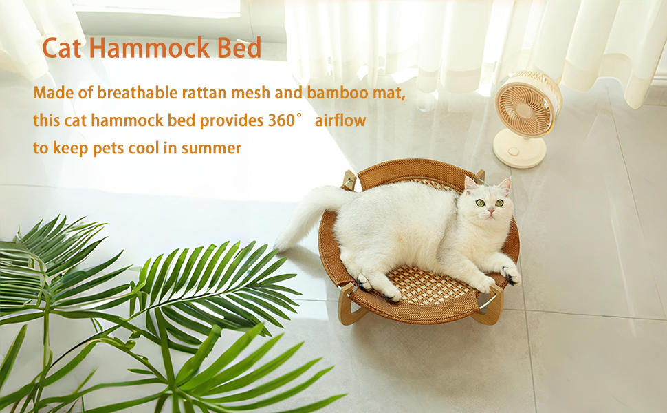 Cat Hammock Bed for Indoor Cats & Small Dogs