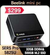 ミニpc Beelink SER5 PRO 5800H 32GB/500GB Amazon.com: Beelink SER5 Pro Mini PC, AMD Ryzen 7 5800H (8C