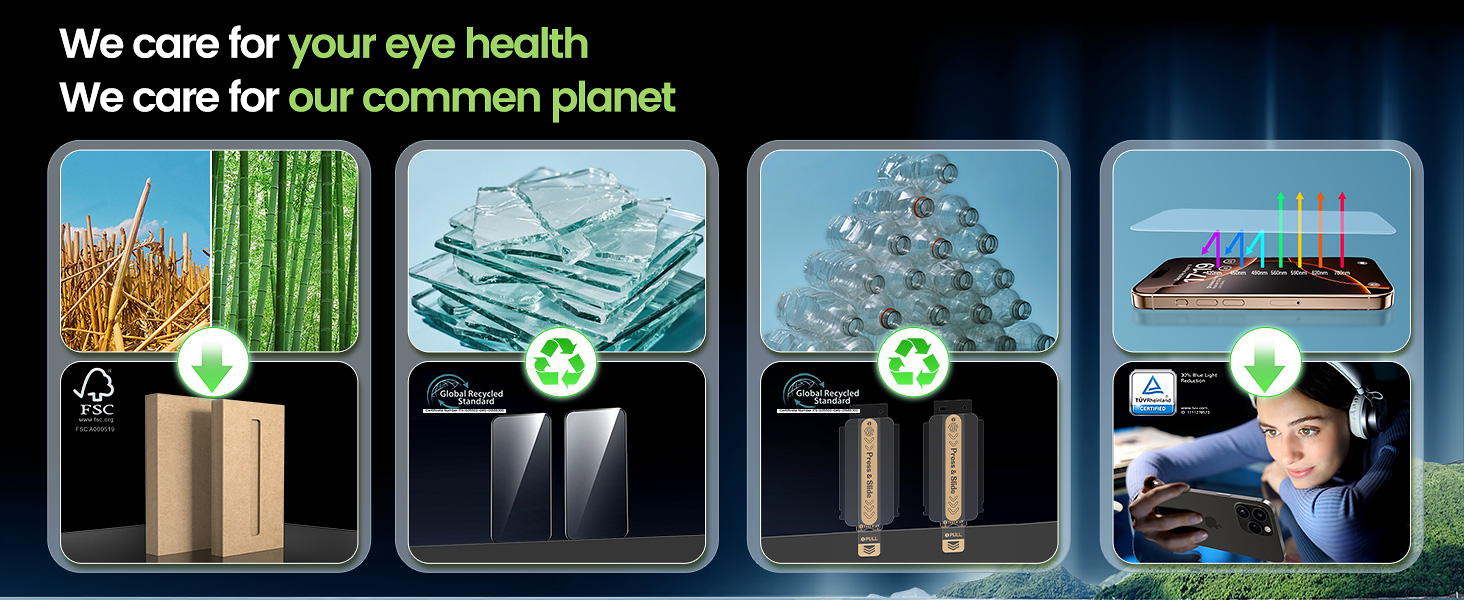 iphone 16 pro blue light screen protector