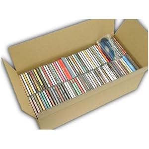 Amazon.co.jp: VillageBox ダンボール CD100枚用 段ボール箱 30