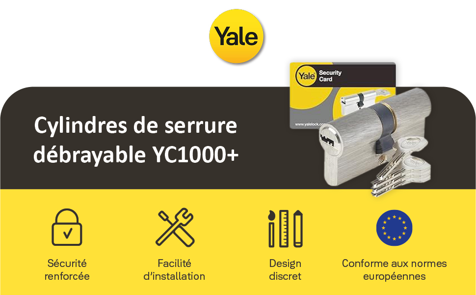 Cilindros de cerradura yale