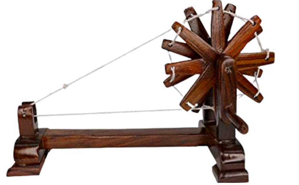 Santarms Unique Handmade Wooden Charkha Mini Spinning Wheels