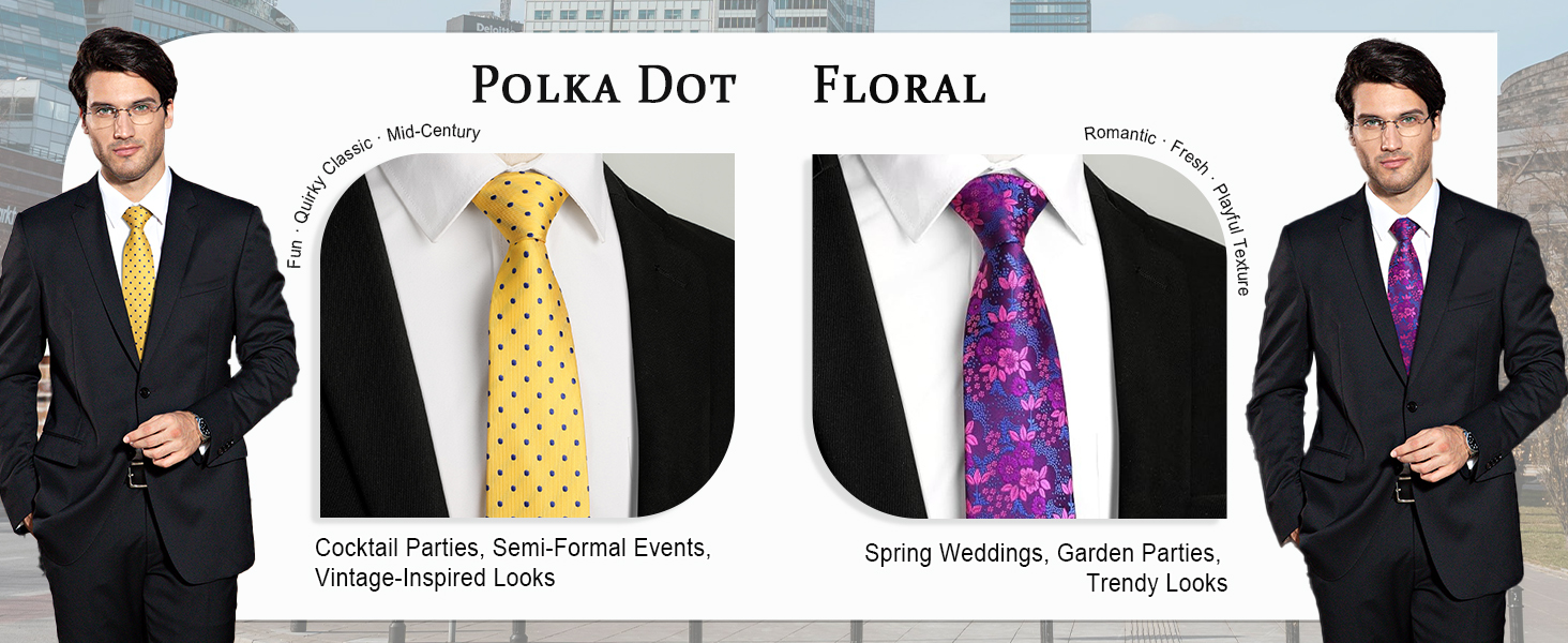 satin woven polyester necktie for men