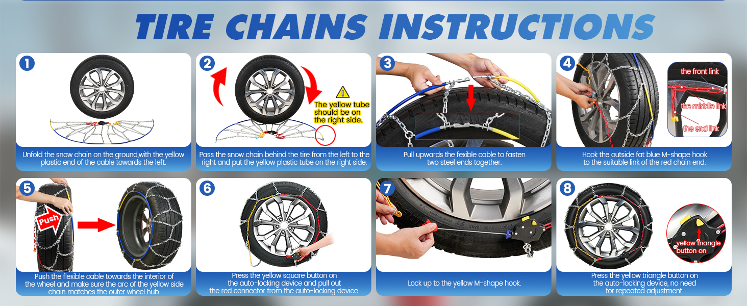 snow tire chains