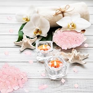 ELFULLY 5 lb Natural Rose Pink Crystal