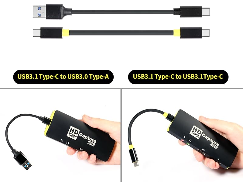Amazon.co.jp: TreasLin キャプチャボード、USB3.1キャプチャマ
