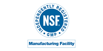 independently registered badge NSF national sanitation foundation and good manufacturing practice