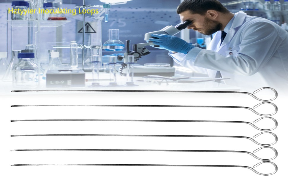 50 Pcs Inoculating Loop Bacterial Culture Microbiology Uses ReReusable