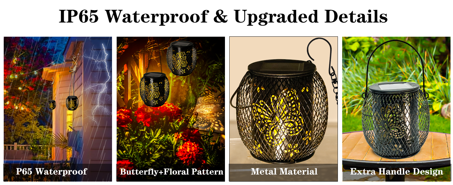 solar lanterns outdoor waterproof