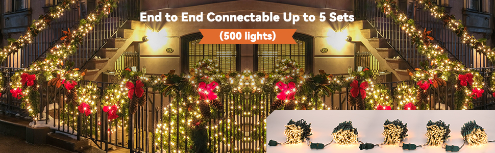 connectable christmas lights