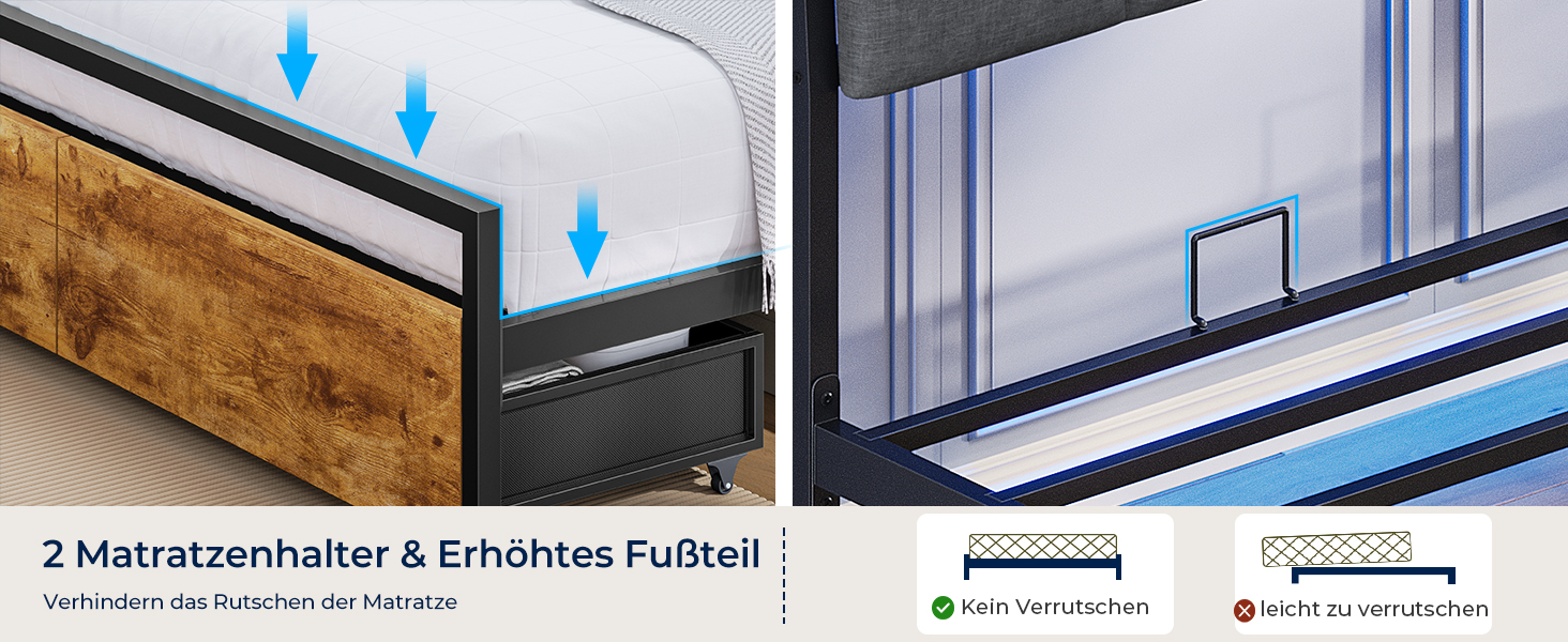 Technisches Diagramm mit Luftstromanzeigen und Montagedetails für eine scheinbar Lüftungs- oder Klimaanlageninstallation.