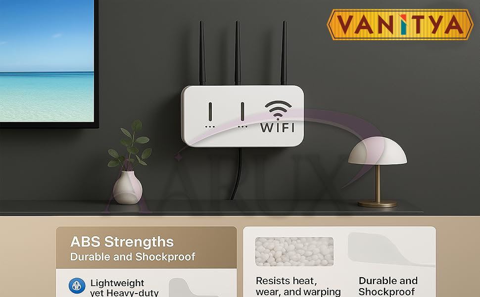 wall mount wifi router bracket shelf for small electronics