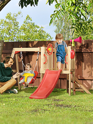Kids Swing and Slide Set