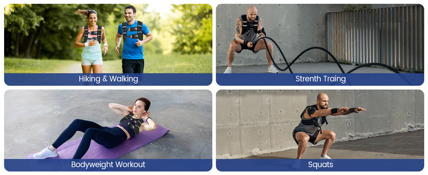 women's weighted vests, men's weighted vests