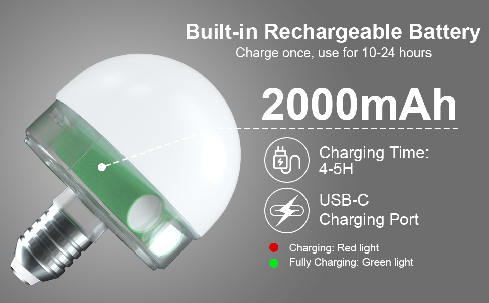 rechargeable light bulbs