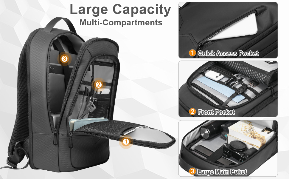 slim laptop backpack
