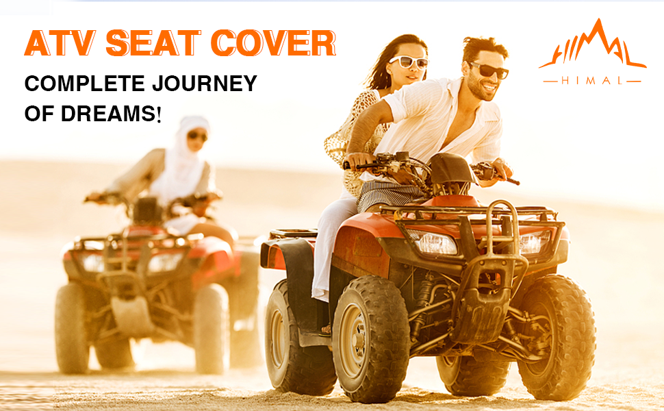 ADTOPI ATV Seat Cover Waterproof Polaris Sportsman Seat Cover