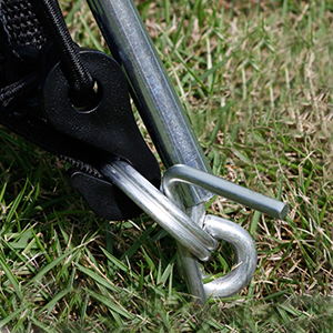 Ground stakes and Pin-rings