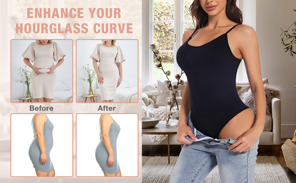 tummy control shapewear bodysuit