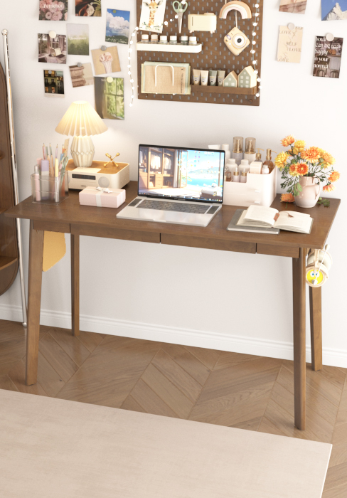 wooden desk