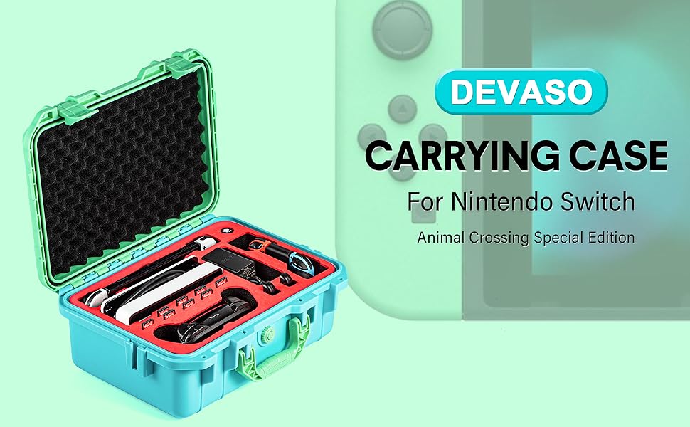 DEVASO Carrying Case for Nintendo Switch Travel Case