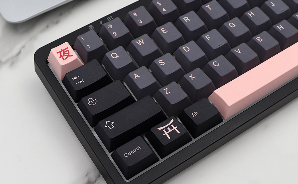 Amazon.com: JSJT Night Cherry Keycaps 136 Keys Japanese