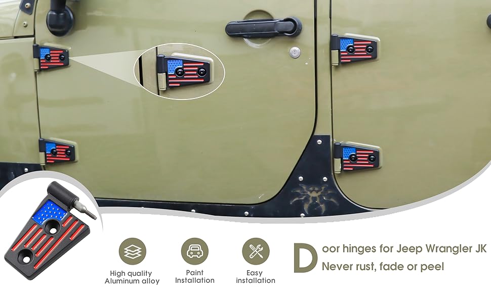 Sukemichi JK Door Hinges for Jeep, Replacement Original