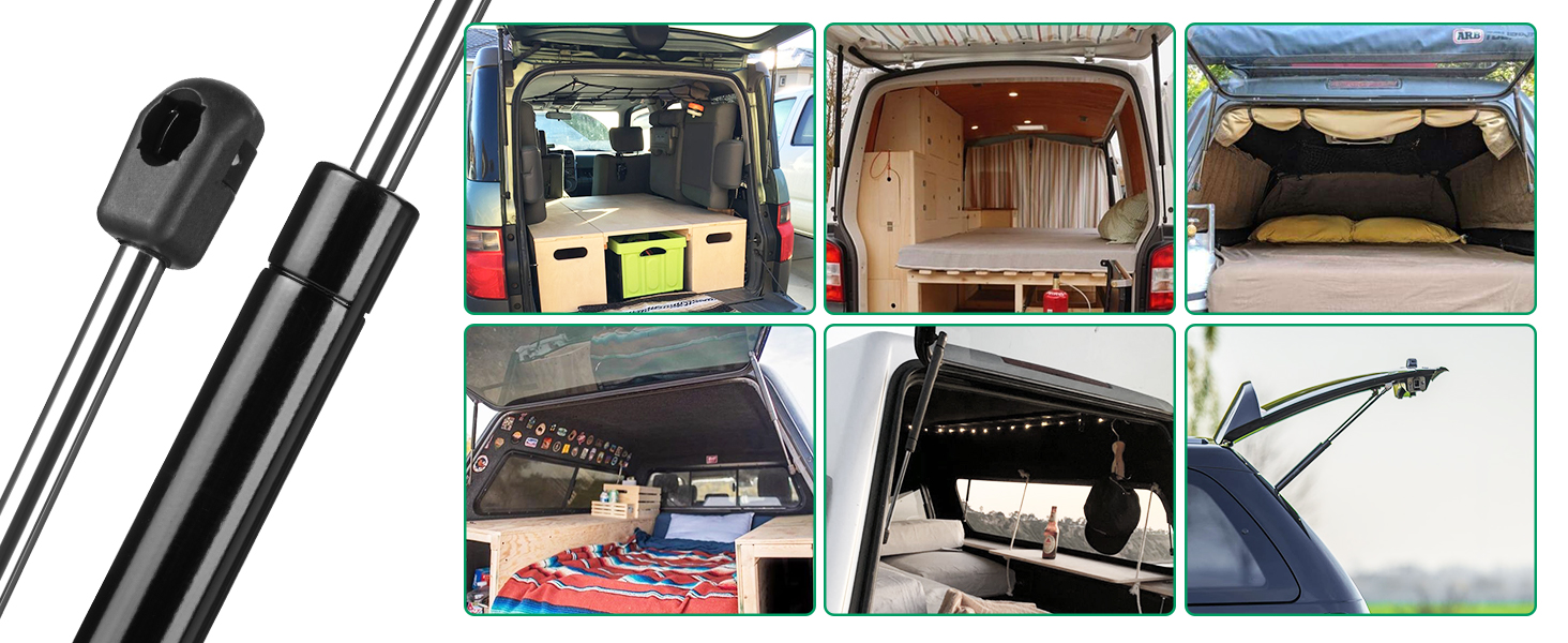 C1609209 16 inch 38lb/169N Gas Struts Shocks Spring Lift