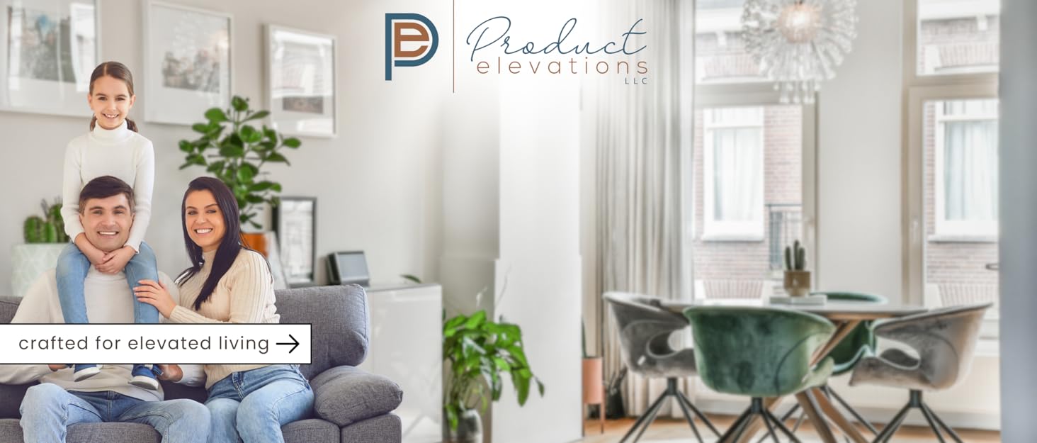 Product Elevations, our premium decor blend style, functionality, bookcase decor, display accents