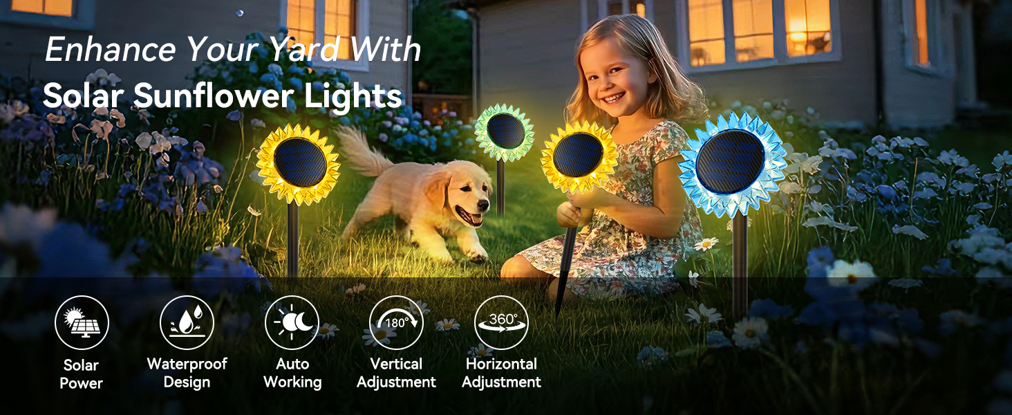 solar outdoor  garden decor lights 