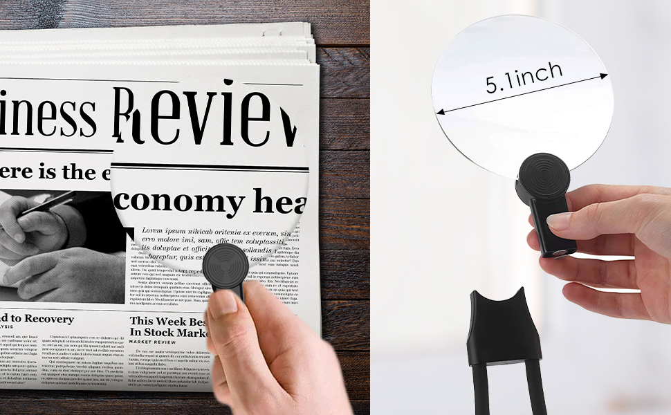 3X Hands Free Magnifying Glass for Close Work,Neck Wear
