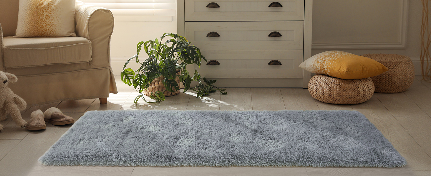 2x6 grey gray runner rug carpet for classroom dorm bedroom kids rugs enteryway hallway bedside decor