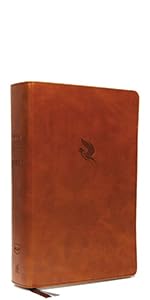 nkjv spirit filled life Bible brown leathersoft, new king james brown bonded leather, ribbon markers