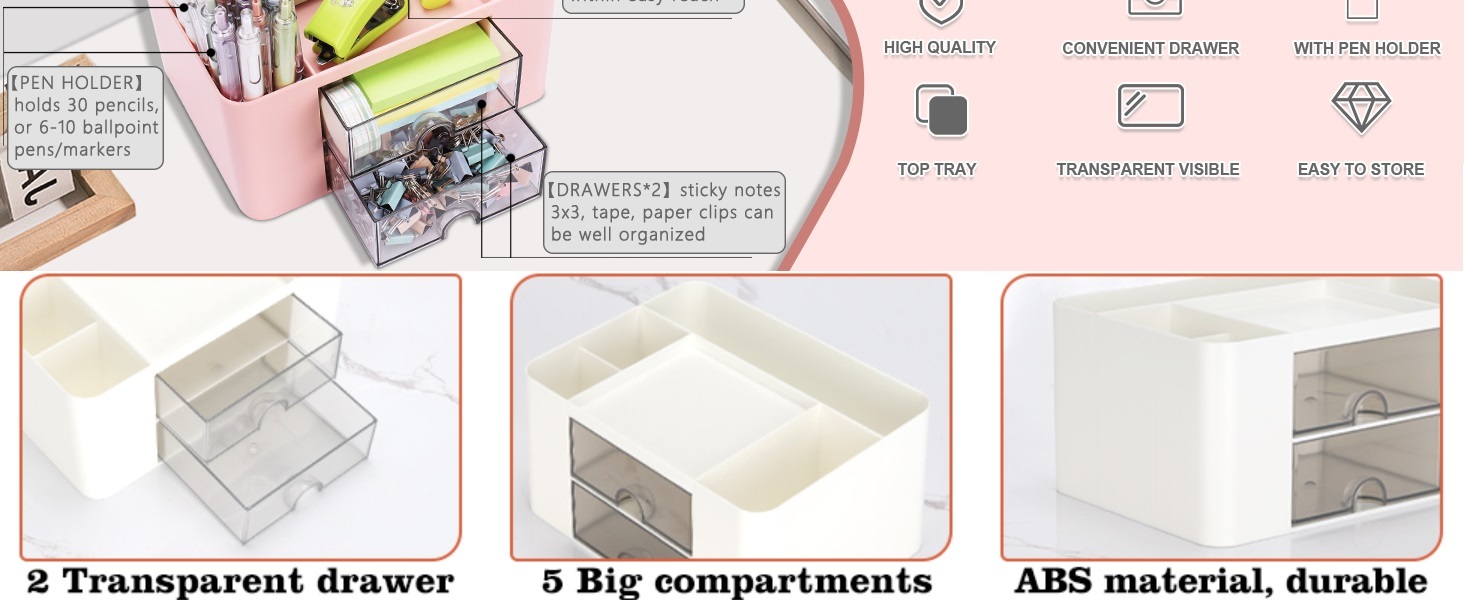 drawer dividers desk