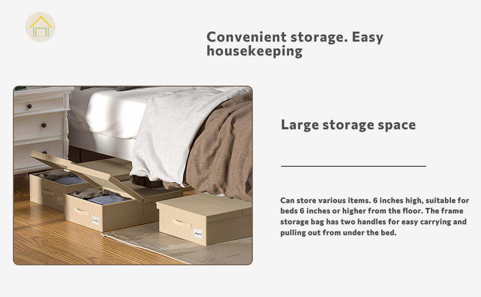 Under Bed Storage Bins With Lids 2Pack Underbed Storage